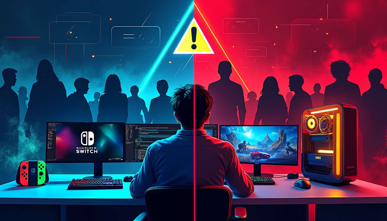 Nintendo asserts authority to disable your Switch over suspected piracy or modifications, while PC gaming stands strong
