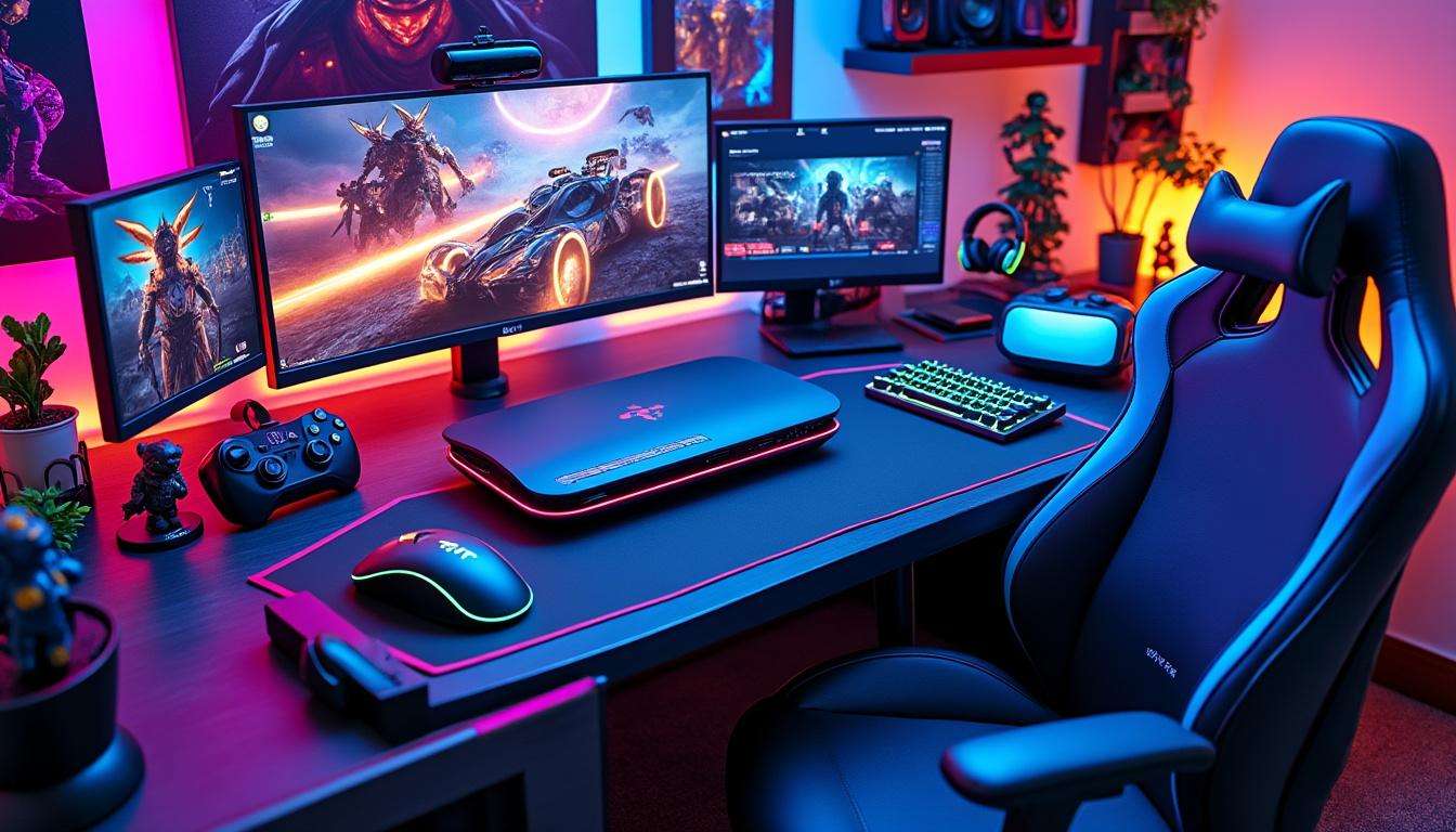 game-changing gadgets and accessories that enhanced my gaming setup, featuring an unexpected console