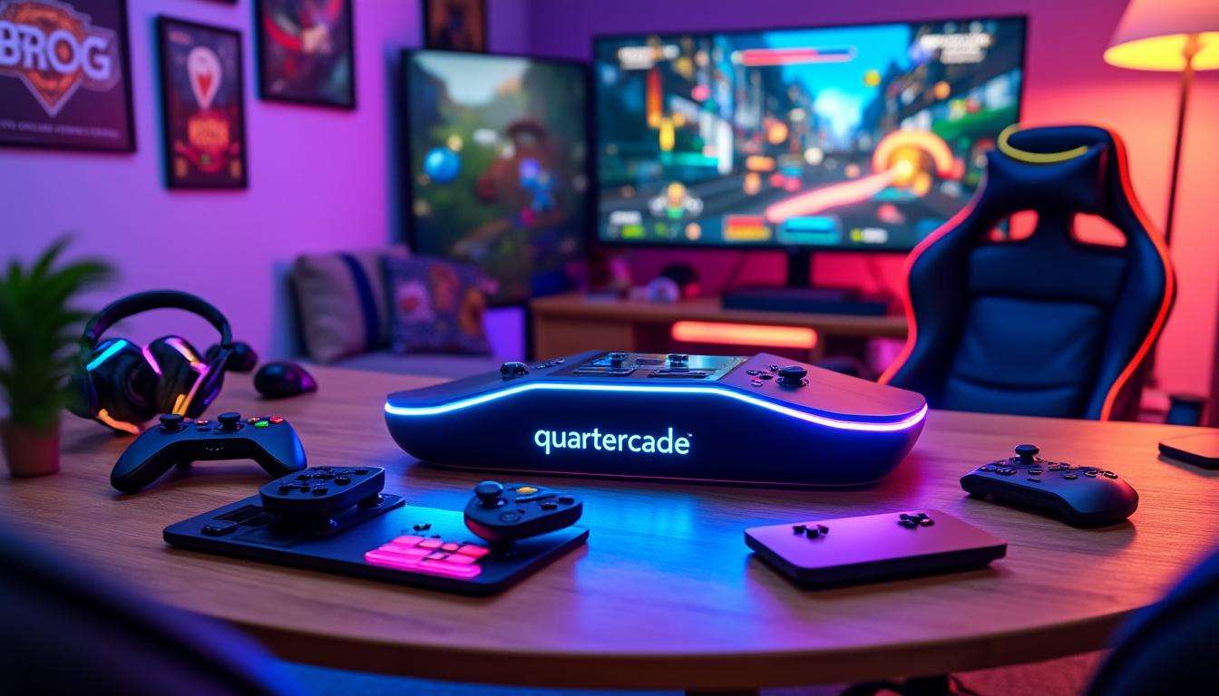 QuarterCade: a compact gaming console with grand aspirations