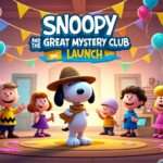 The unveiling of snoopy and the great mystery club video game, set to launch on consoles and pc on october 10th